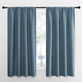 NICETOWN 2 Panels Blackout Curtains, Rod Pocket Thermal Insulated Curtains by NICETOWN