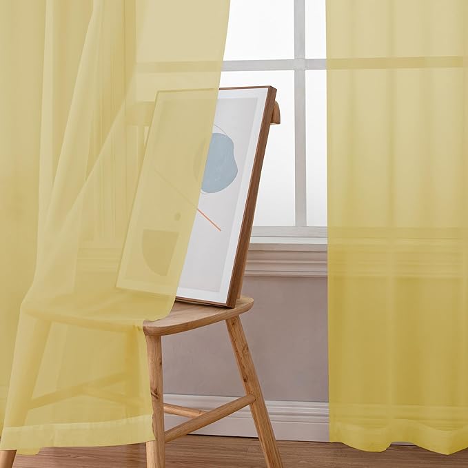 Simplebrand Yellow Valances 14 Inches Long - Image 4
