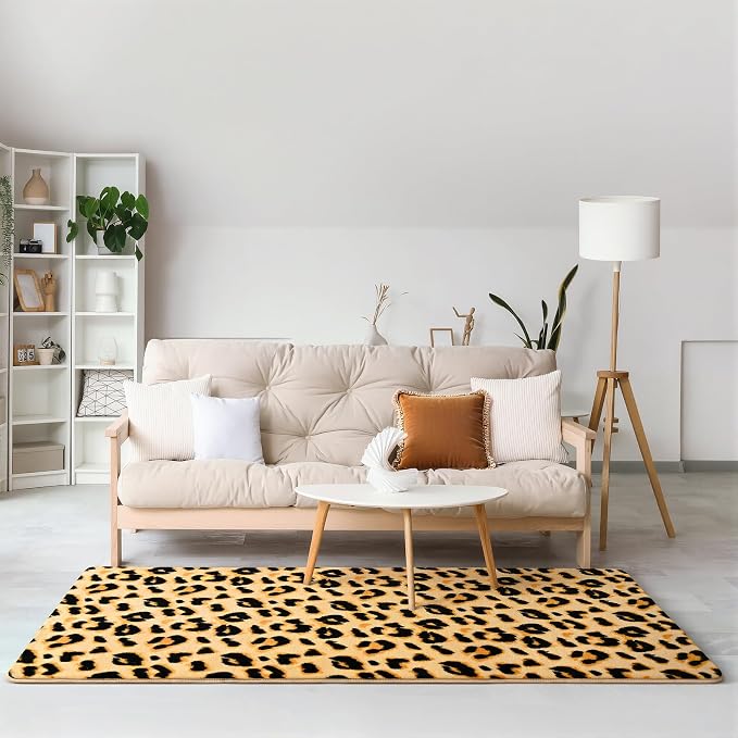 Amearea Soft Leopard Runner Rugs - Image 8