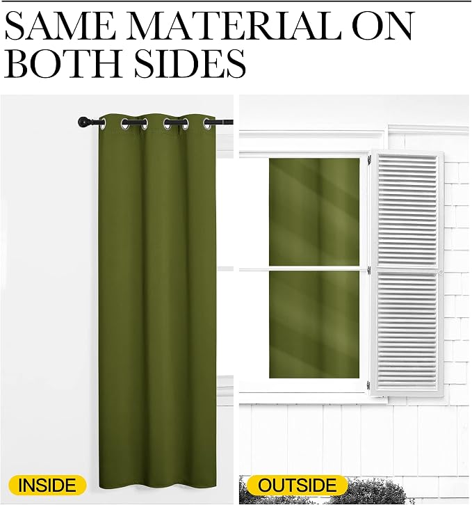 NICETOWN Room Darkening Curtains - Image 5