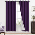 Yakamok Room Darkening 100% Blackout Curtains Grommet Window Treatments by Yakamok