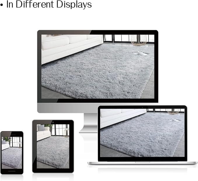 TWINNIS Super Soft Shaggy Rugs Fluffy Carpets, 8x10 Feet, Indoor Modern Plush - Image 9