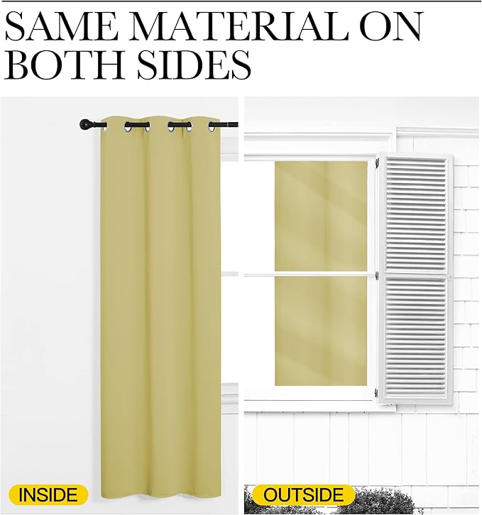 NICETOWN Blackout Curtain Panels - Image 5
