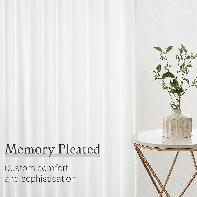 Topfinel Pinch Pleated Curtains 100 Inches Long 2 Panels Set, 40x100 inch Length - Image 5