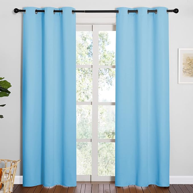 NICETOWN Triple Weave Thermal Insulated Ring Top Blackout Window Curtains by NICETOWN
