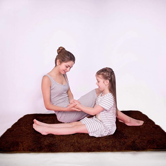 LOCHAS Ultra Soft Indoor Modern Area Rugs Fluffy Living Room Carpets - Image 5