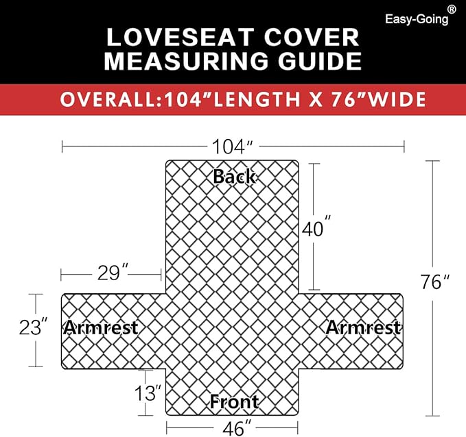 Easy-Going Reversible Couch Cover, 2 Cushion Sofa, Chocolate/Beige | Loveseat - Image 6