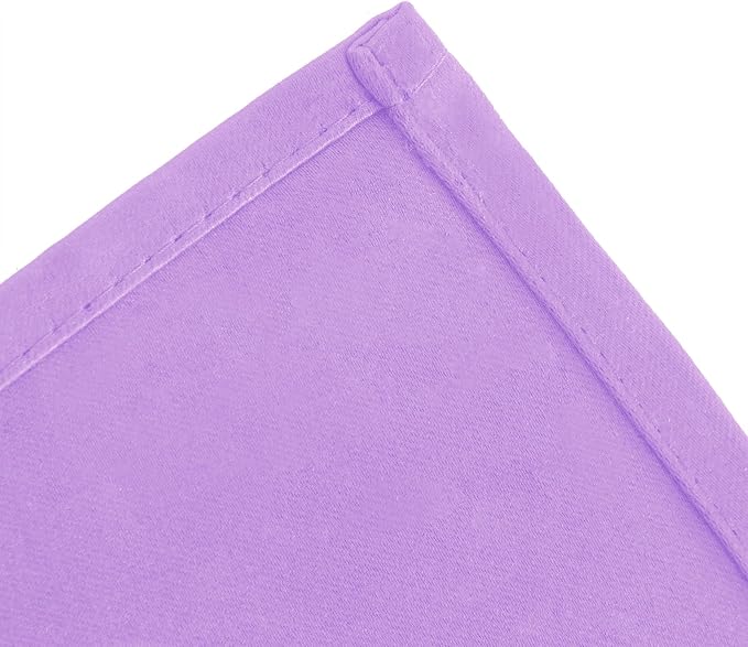 LEMOMO Blackout Curtains 52 x 45 inch Lavender Curtains Set of 2 Panels/Thermal - Image 6