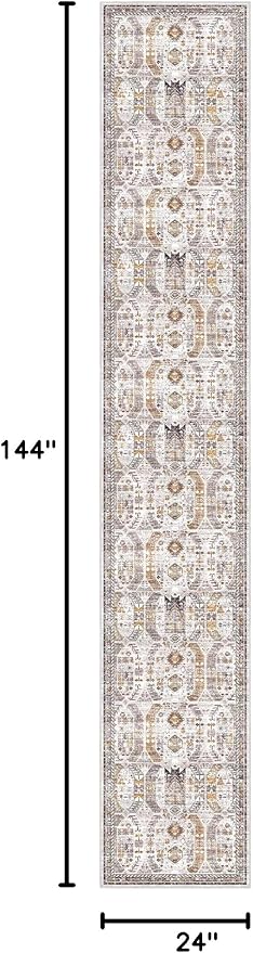 Madane Hallway Runner Rug 2x12, Extra Long Washable Runner Rugs - Image 2
