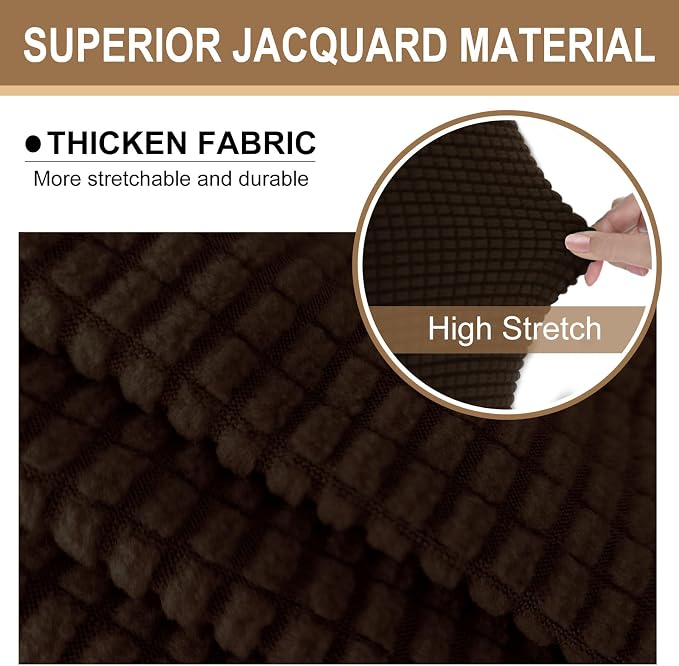 U-NICE HOME Stretch Futon Cover Armless Bed Slipcover - Image 3