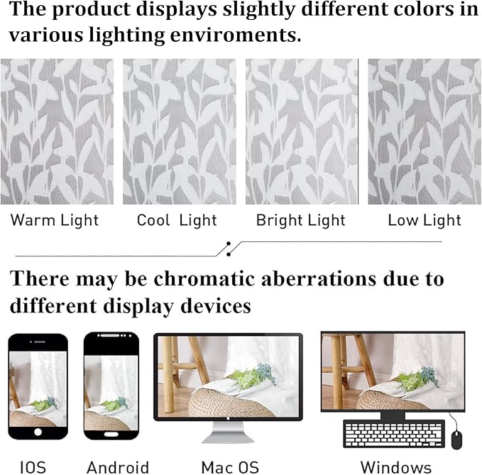 Lecloud Leia White Sheer Valances - Image 7