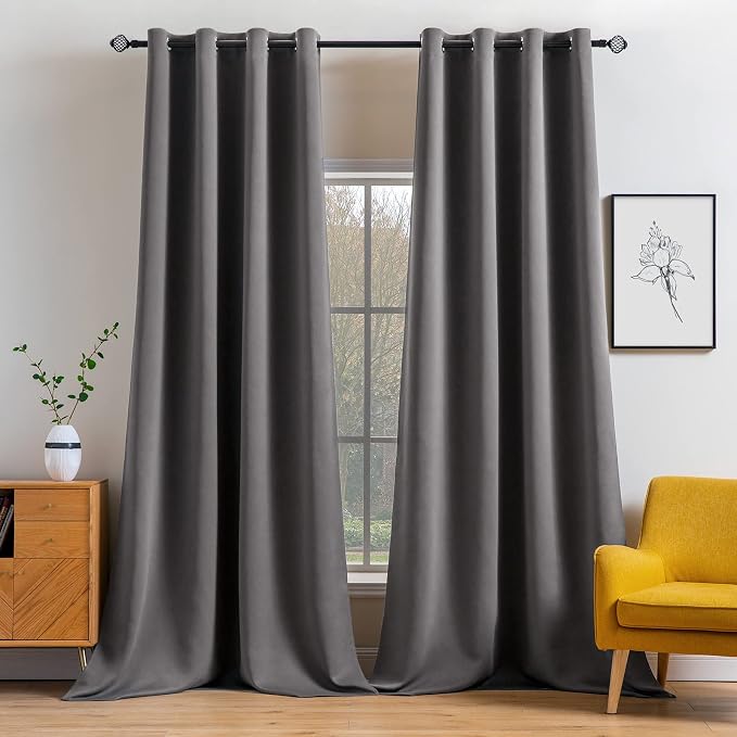MIULEE Blackout Curtains 96 Inches Long by MIULEE