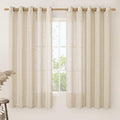 LAMIT Linen Curtains 63 inch Length by LAMIT