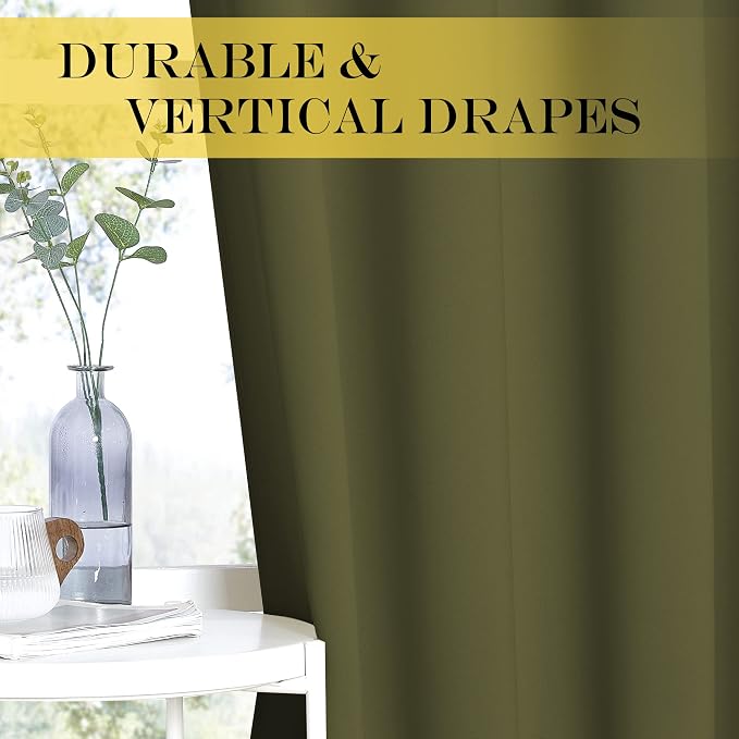 NICETOWN Room Darkening 66 inch Curtains - Image 4