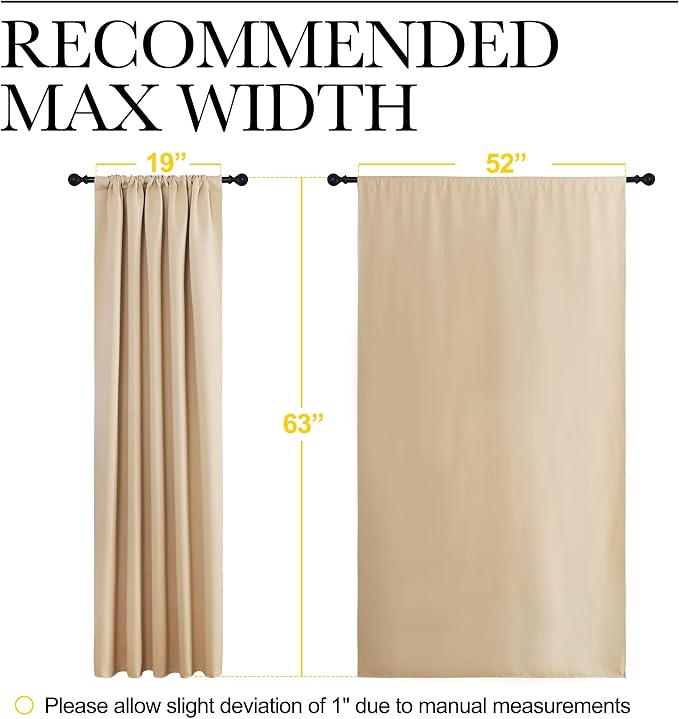 NICETOWN Room Darkening Curtains - Image 8