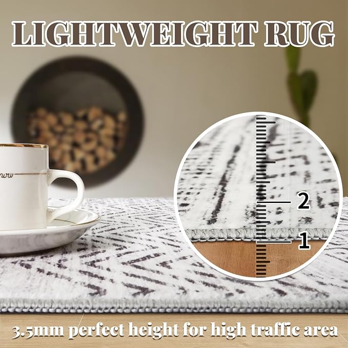 3x6 Washable Hallway Runner Rug - Image 8
