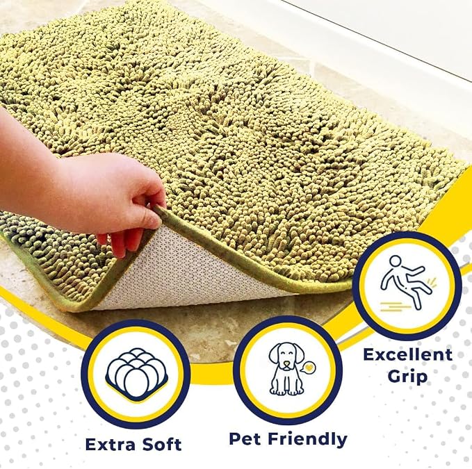 Muddy Mat® | Super Absorbent Door Mat Indoor, Microfiber Quick Dry Chenille - Image 2