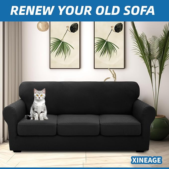 XINEAGE 2026 New 4 Pieces Couch Covers - Image 4