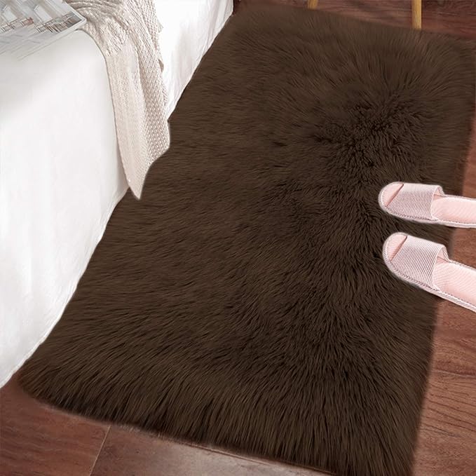 LOCHAS Soft Fluffy Faux Fur Rugs by LOCHAS