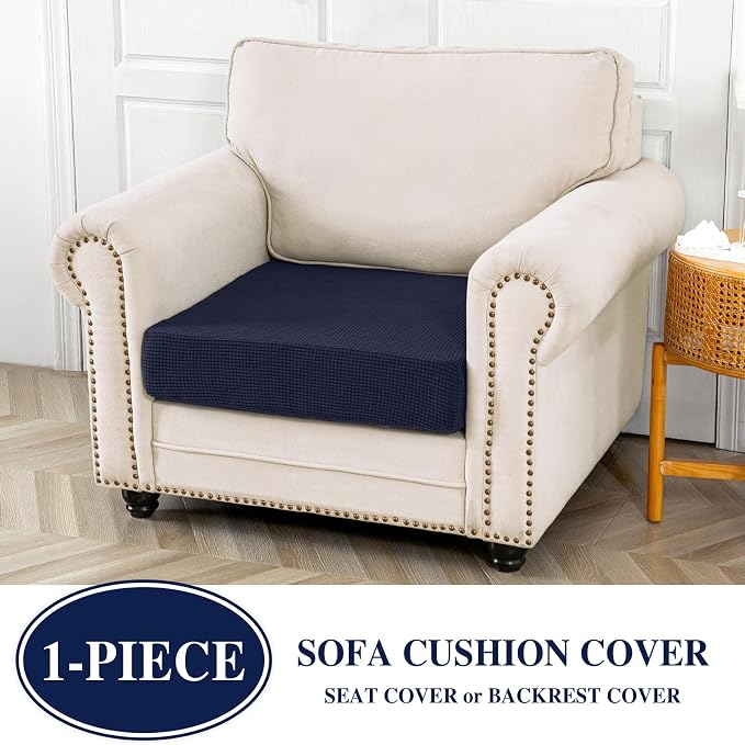 Couch Cushion Cover Seat Cushion Cover Stretch Armchair Cover Separate - Image 2