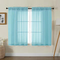 Gwine Sheer Curtains for Living Room 45 inch Length by Gwine