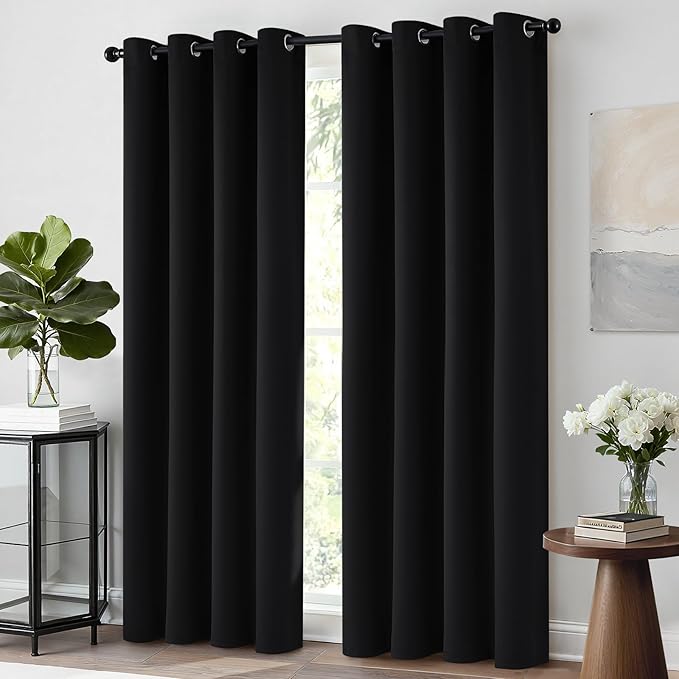 Yakamok 84 Inch Long Blackout Curtains - Image 2