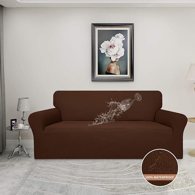 Easy-Going 100% Waterproof Couch Cover, Dual Waterproof Sofa Cover, Stretch - Image 2