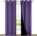 NICETOWN Blackout Curtains 80 inches Long, Full Light Blocking Drapes by NICETOWN