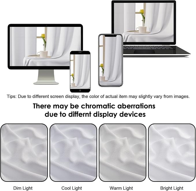 OWENIE Bob 1 PCS White Valances - Image 7