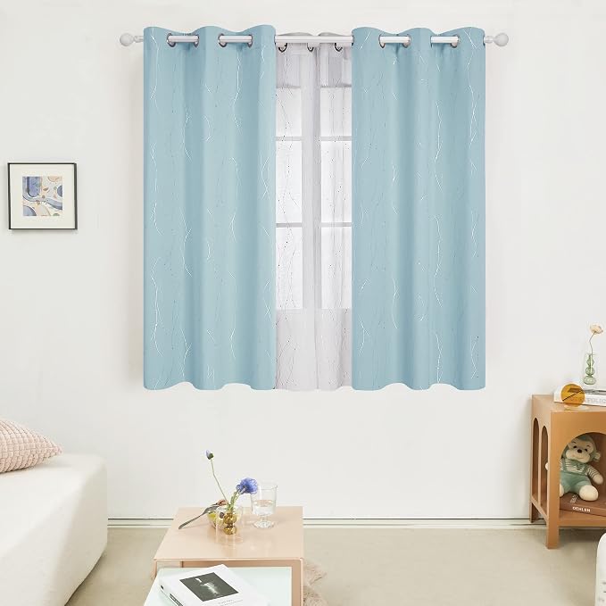 Deconovo Blackout Curtains, Thermal Insulated Soundproof Grommet Drapes - Image 2
