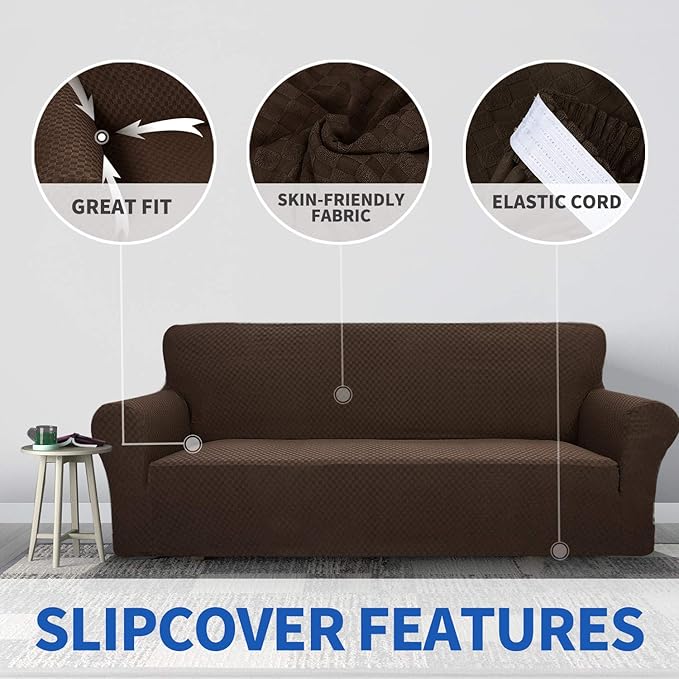 ZNSAYOTX 1 Piece Jacquard Couch Covers - Image 3