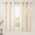 LAMIT Linen Curtains 63 inches Long by LAMIT