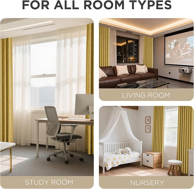 Joydeco Blackout Curtains for Bedroom - Image 8