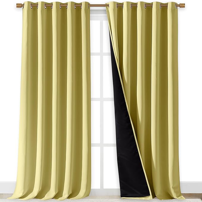 NICETOWN 100% Blackout Blinds, Laundry Room Decor Window Treatment Curtains by NICETOWN