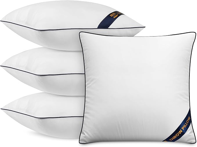 Utopia Bedding Throw Pillow Inserts, 20 x 20 Inches Decorative Indoor Pillows by UTOPIABEDDING