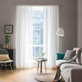 MIULEE White Window Sheer Curtains by MIULEE