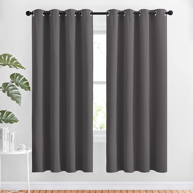 NICETOWN Blackout Thermal Curtains Panels 72 inch Length by NICETOWN