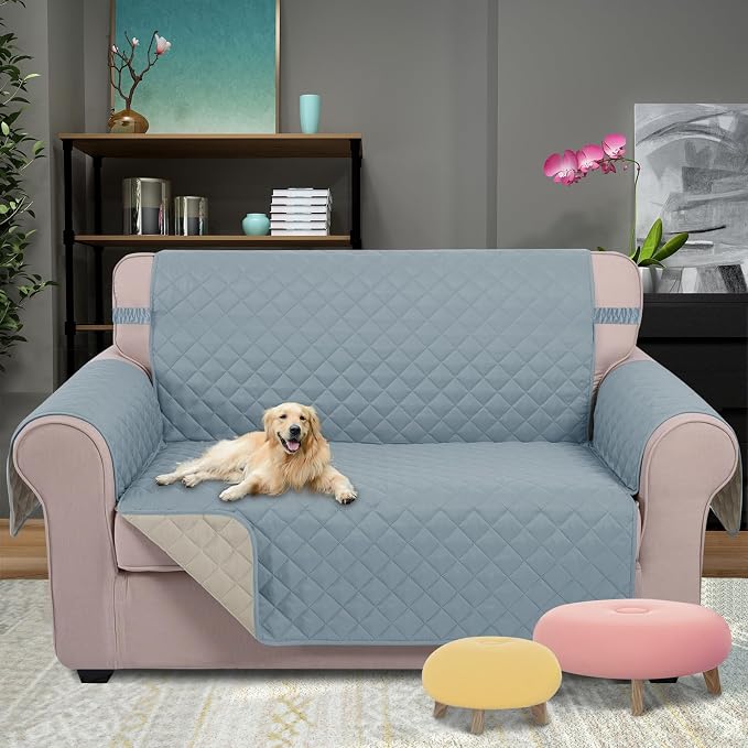 U-NICE HOME Loveseat Sofa Cover Reversible Couch Cover - Image 2