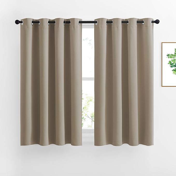NICETOWN Taupe Blackout Curtains by NICETOWN