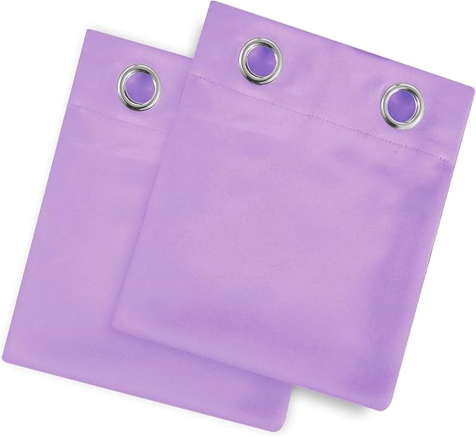 LEMOMO Blackout Curtains 38 x 54 inch/Lavender Curtains Set of 2 Panels/Thermal - Image 9