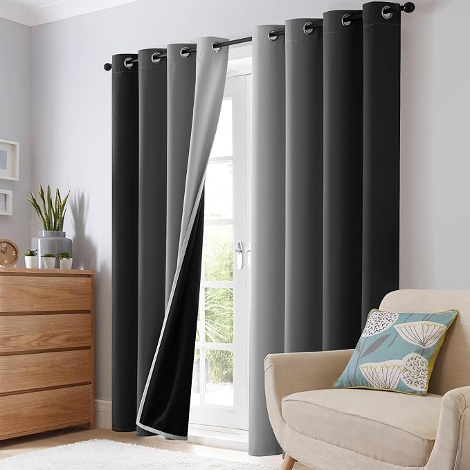 SimpleHome Ombre Room Darkening Curtains - Image 7