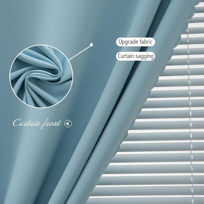 Self Adhesive Curtains, Portable Blackout Curtains Fabric Curtains - Image 6
