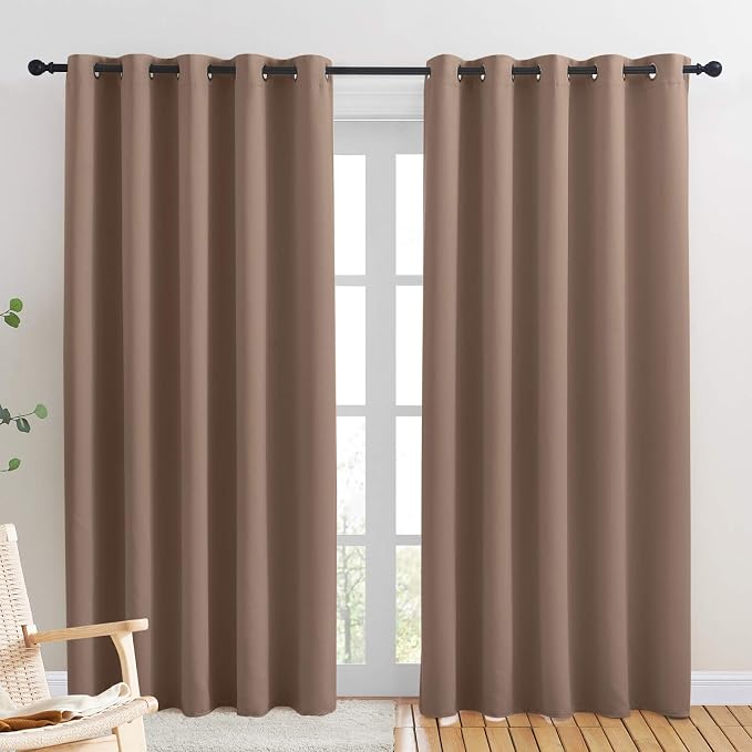 NICETOWN Window Draperies Blackout Curtain Panels, Window Treatment Thermal by NICETOWN