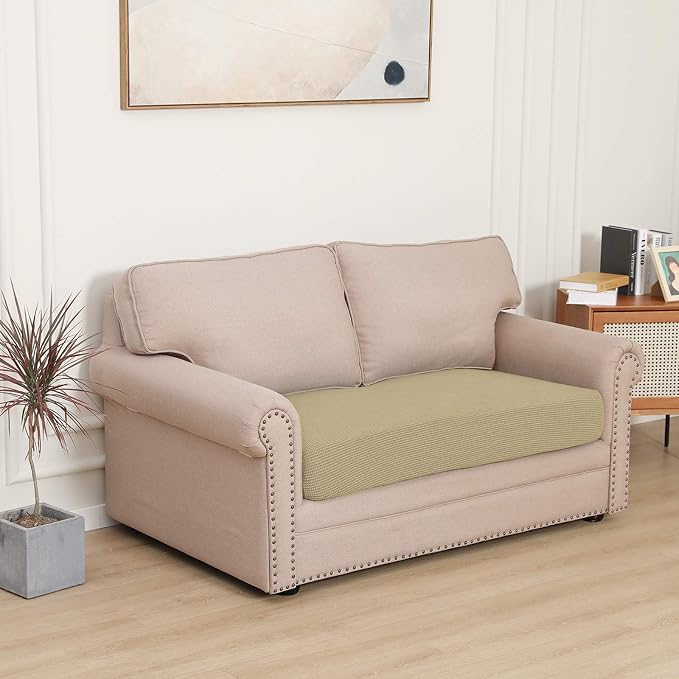 Easy-Going Stretch Loveseat Cushion Cover Sofa Cushion Furniture Protector Sofa - Image 2