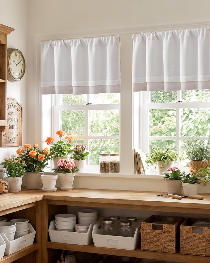 jinchan Curtain Light Filtering Kitchen - Image 3