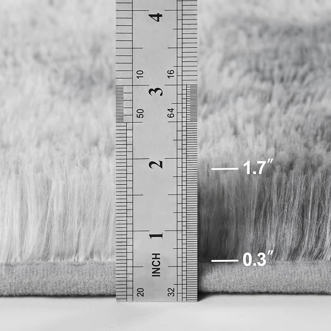 Large Shag Area Rugs 8 x 10, Tie-Dyed Plush Fuzzy Rugs - Image 2
