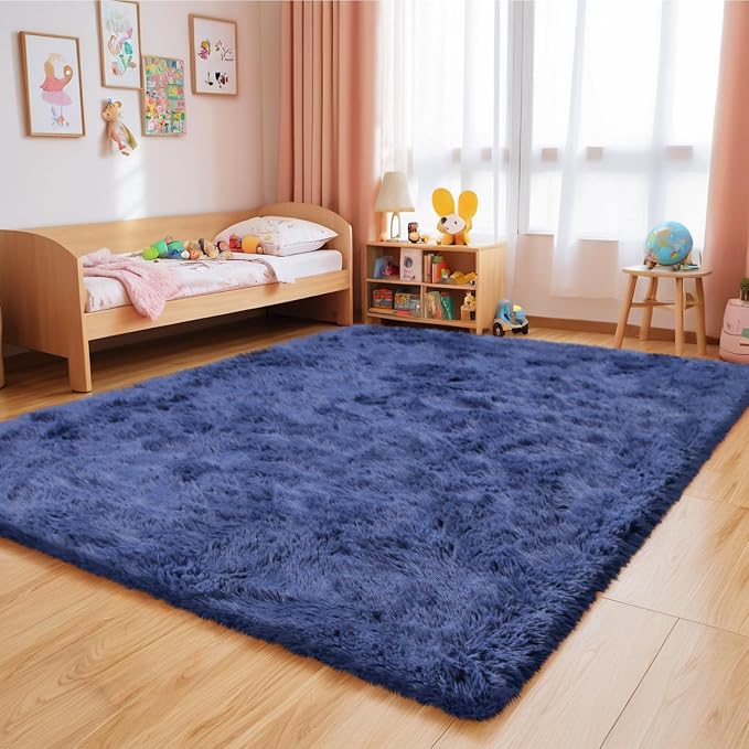 Shag Area Rug for Bedroom 5x8, Soft Fuzzy Rug Non-Shedding Indoor Plush Carpet - Image 7
