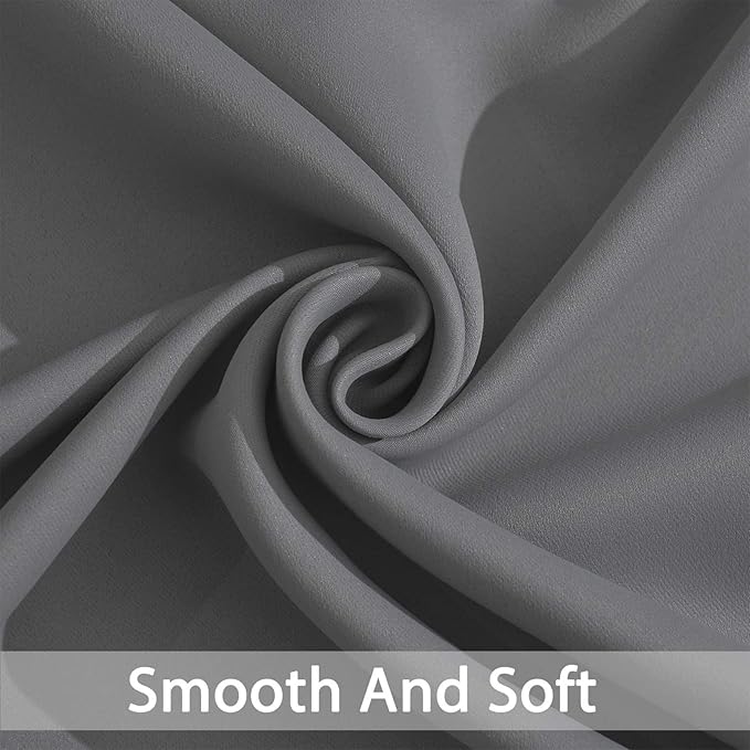 Yakamok Short Blackout Curtains 36 inches, Grommet Thermal Insulated Small - Image 4