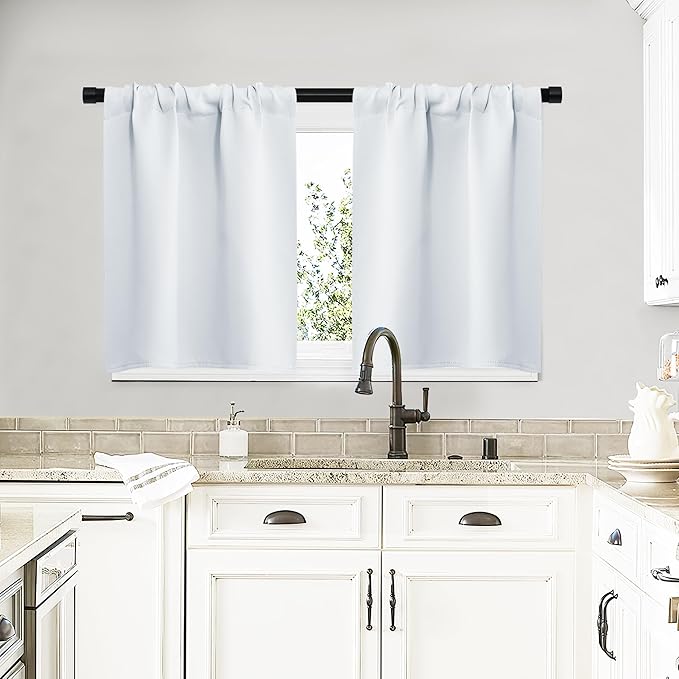 NICETOWN Greyish White Window Curtain Panels by NICETOWN
