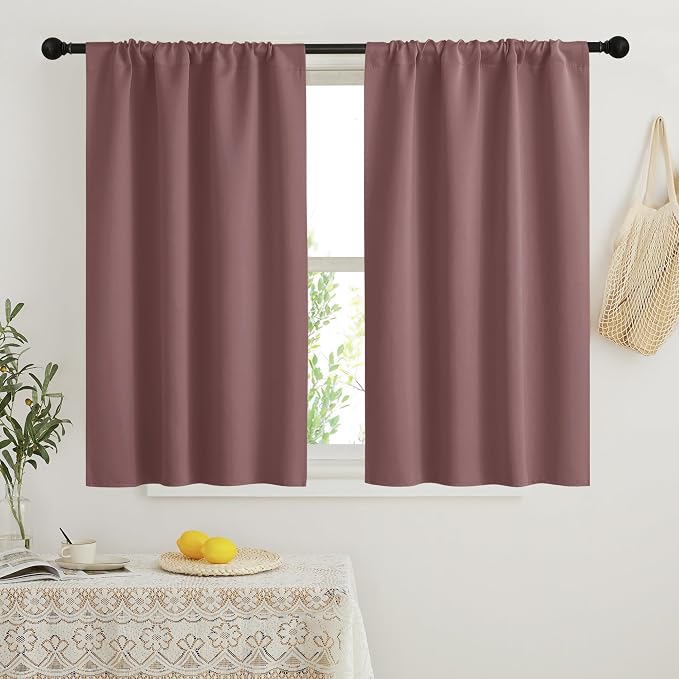 RYB HOME Short Blackout Curtains by RYBHOME